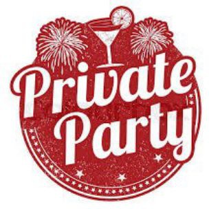🥂🍾Private party🍾🥂